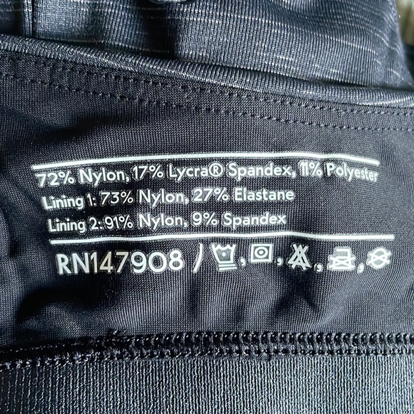 Outdoor Voices Black Workout Tank with Built-in Bra - Picture 4 of 6